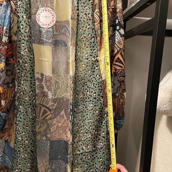 Unique Gorgeous Sheer Animal Print Kimono Cardigan - Picture 5 of 11